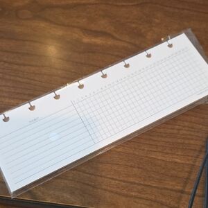 White Grid Home Office Planner